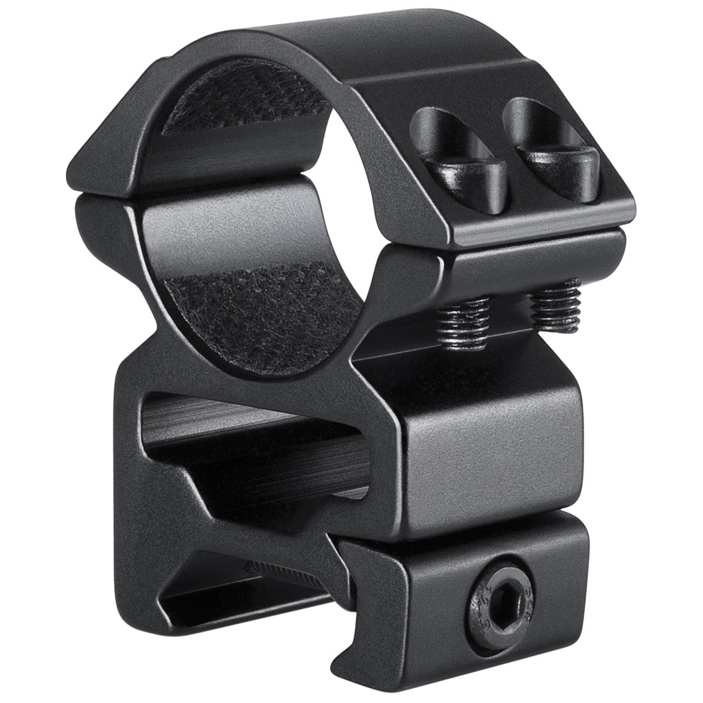 Hawke Match Mount Rings Weaver 1-Inch High Matte Black