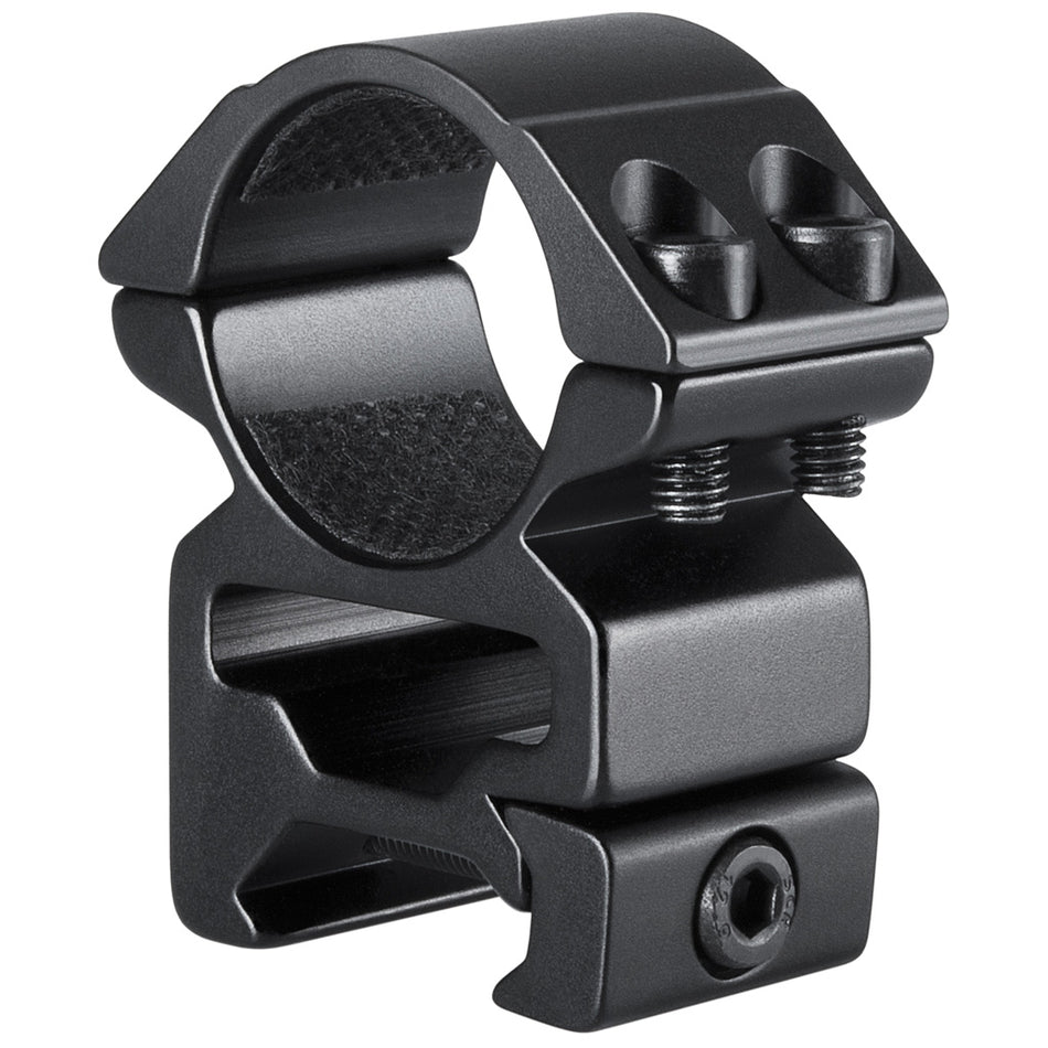Hawke Match Mount Rings Weaver 1-Inch High Matte Black