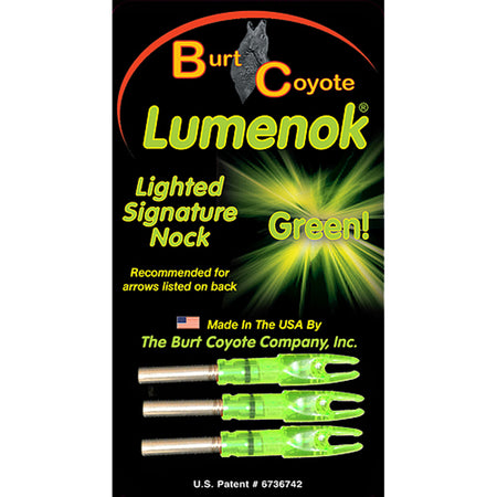 GWS Green Lighted Archery Nocks S Size 3 pk.
