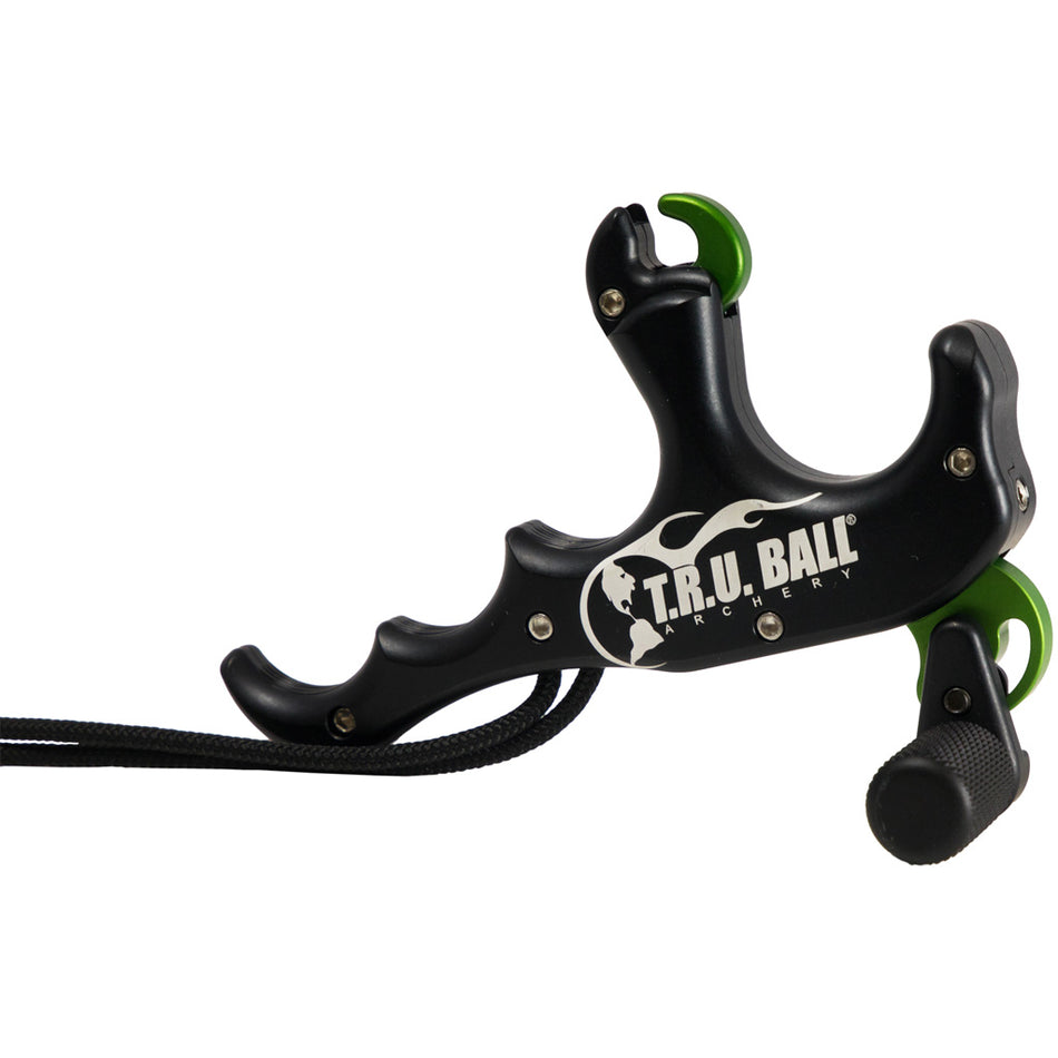 Tru Ball T-Rex 4 Finger Release Bone Collector Edition Black