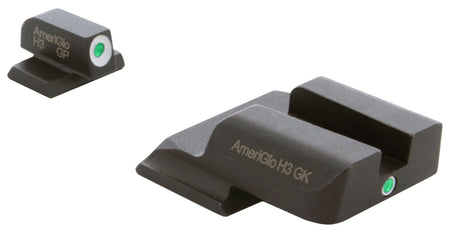 AmeriGlo i-Dot SW141 Green Tritium Sight Set - Fits Smith & Wesson M&P Shield