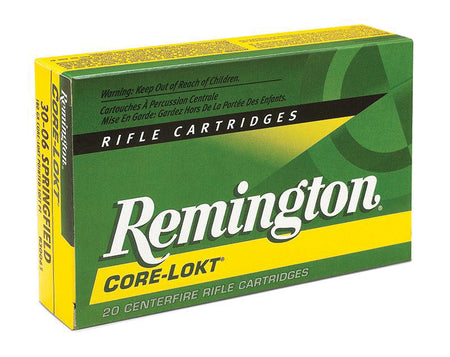 Remington Core-Lokt .338 Winchester Magnum 250 grain Core Lokt Pointed Soft Point ammunition