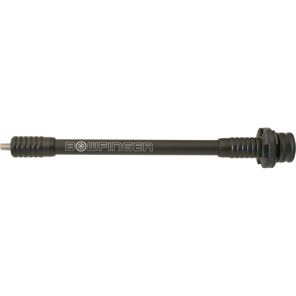 Bowfinger 10 in XL Hunter Stabilizer Black with Vibration Dampener
