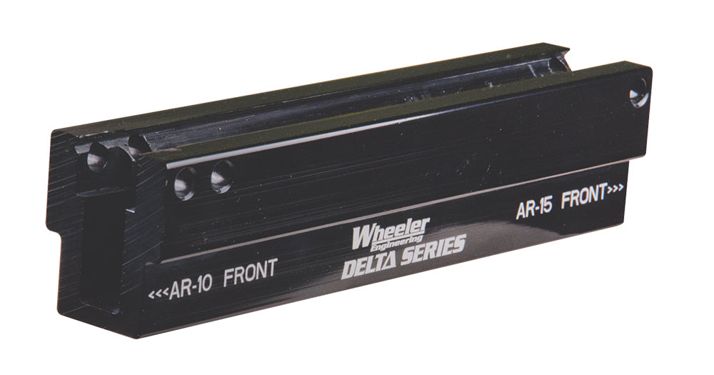 Wheeler 156888 Delta Series AR Vise Block Black Aluminum Fits AR-15 and AR-10