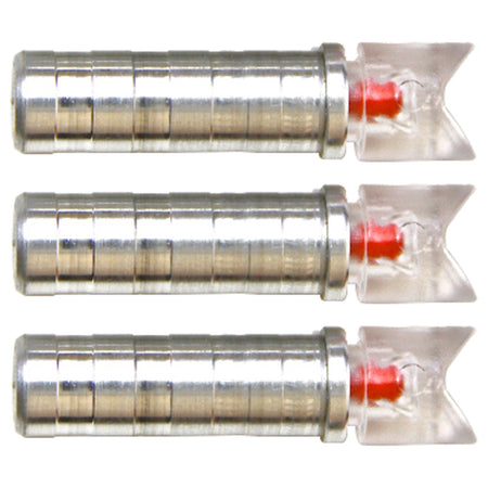 NuFletch Ignitor Red LED Moon Nocks for Crossbow .285 X Bolt 3 Pack