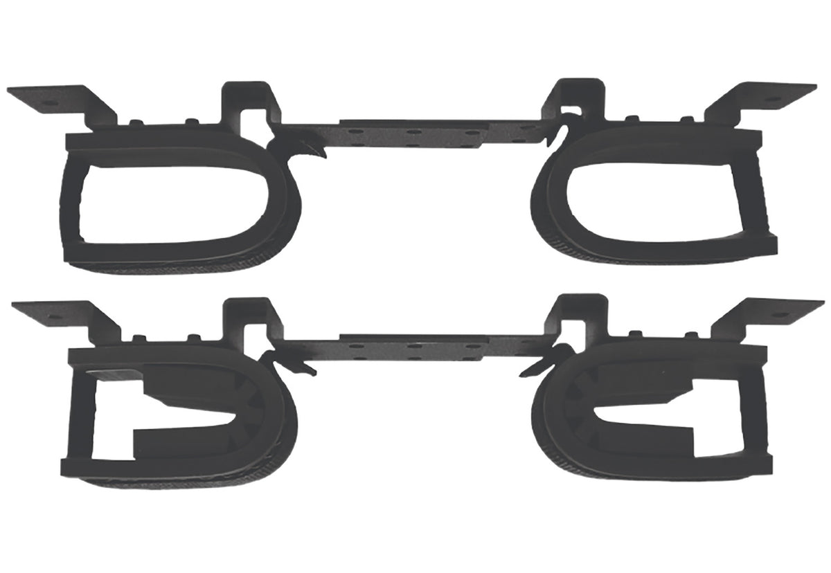 Rugged Gear 10075 Overhead Mount Black Steel Adjustable 2-Gun Rifle/Shotgun Rack