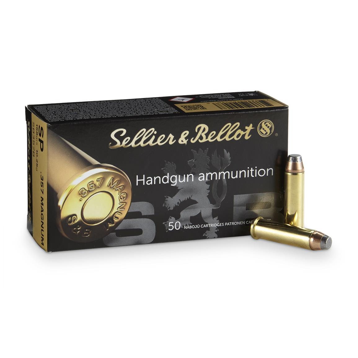 Sellier & Bellot (S&B) SB357B Handgun 357 Mag 158 gr Soft Point (SP)