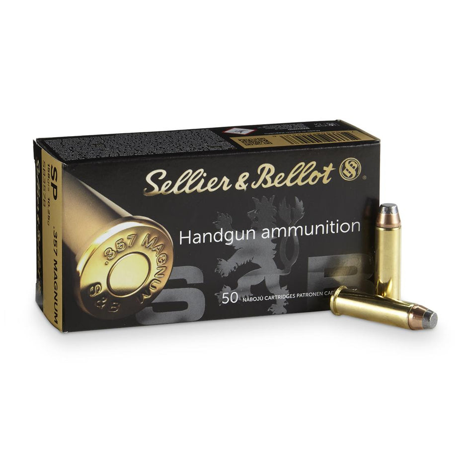 Sellier & Bellot (S&B) SB357B Handgun 357 Mag 158 gr Soft Point (SP)