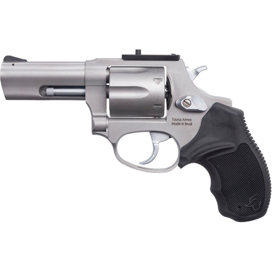 Taurus 2-856P39 856 T.O.R.O. Small 38 Special +P 6 Shot 3" Matte Stainless Steel Barrel, Cylinder & Frame, Black Rubber Grip, Transfer Bar Safety, Exposed Hammer