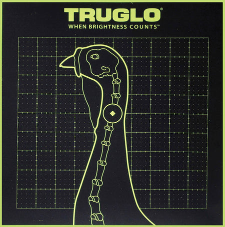TruGlo TG12A6 Tru-See Self-Adhesive Green Halo Turkey Paper Shooting Targets 6 Pack