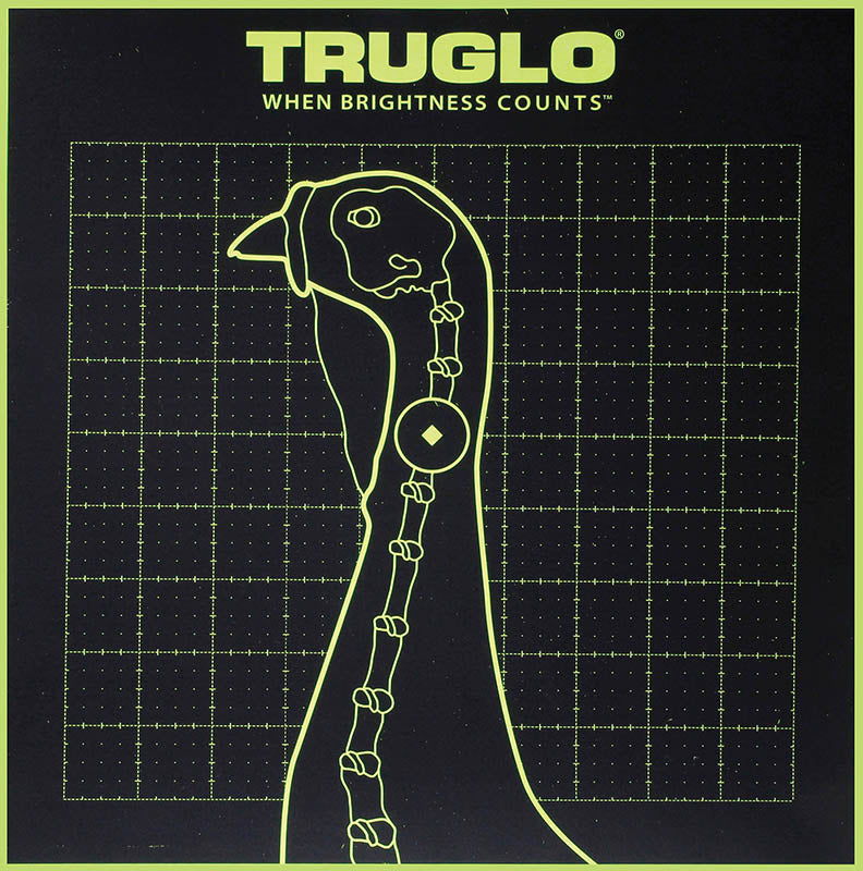 TruGlo TG12A6 Tru-See Self-Adhesive Green Halo Turkey Paper Shooting Targets 6 Pack