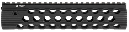 Troy Industries 9" Free-Float Alpha Rail Aluminum Black Anodized for AR-15 M16 with Detachable Rails