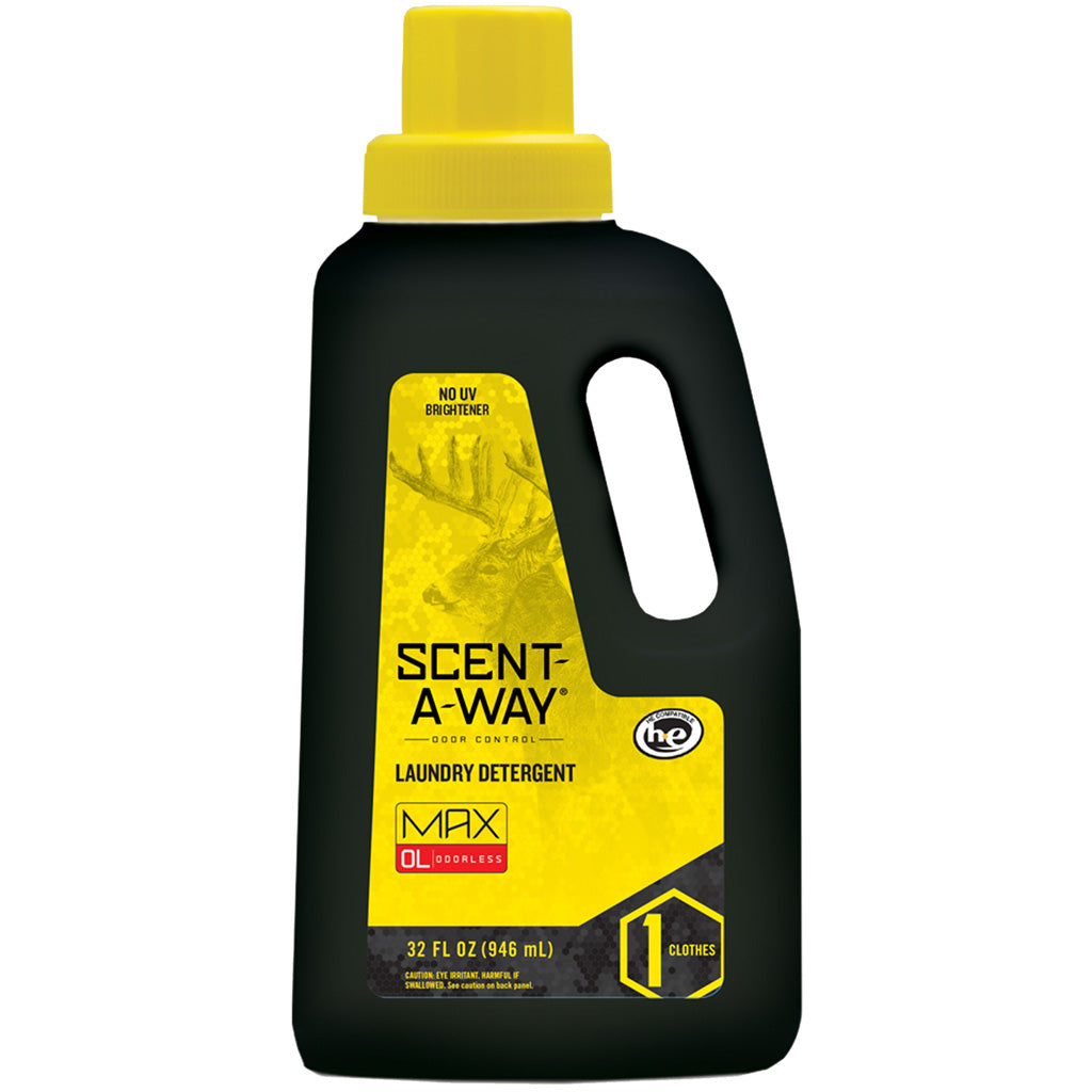 Scent-A-Way MAX No-Scent Detergent with Camo Guard 32 oz.