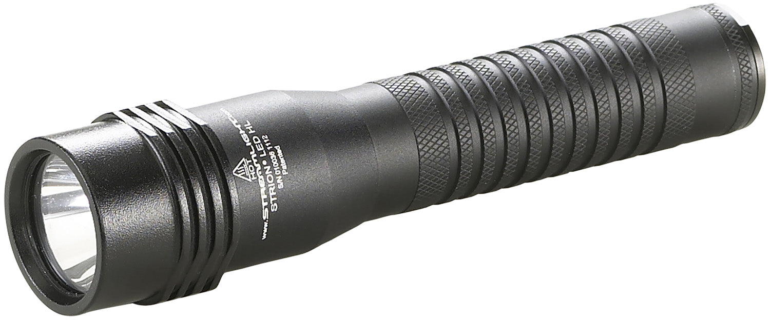 Streamlight Strion LED HL 615 Lumen Rechargeable Flashlight Black Anodized Clamp Charger