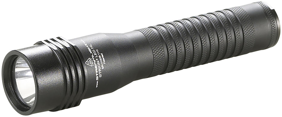Streamlight Strion LED HL 615 Lumen Rechargeable Flashlight Black Anodized Clamp Charger