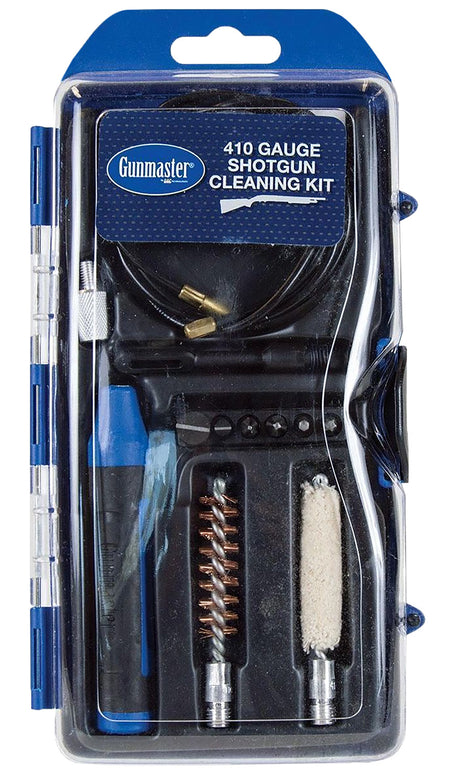 GunMaster DAC 410 Gauge Shotgun Cleaning Kit, 14 Pieces Black/Blue