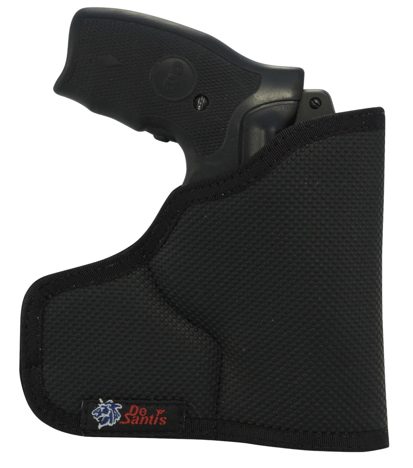 DeSantis Nemesis Ammo Pocket Ambidextrous Holster Rubberized Fabric S&W J Frame 2" Barrel