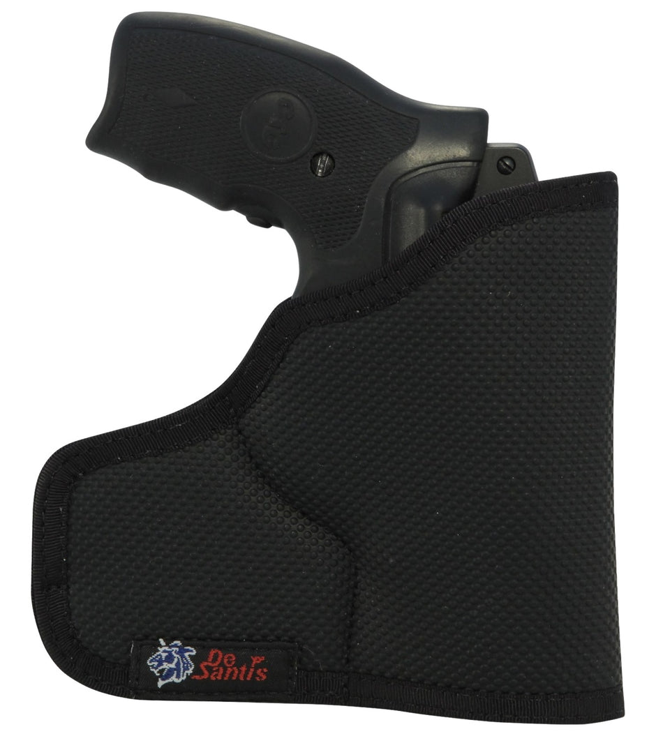 DeSantis Nemesis Ammo Pocket Ambidextrous Holster Rubberized Fabric S&W J Frame 2" Barrel