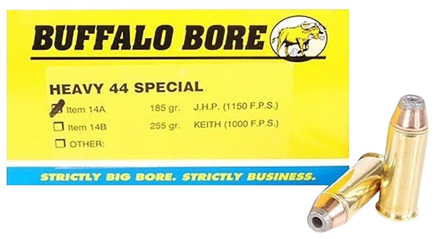 Buffalo Bore Heavy Jacketed Hollow Point 180 Grain .44 S&W Special 1150 fps