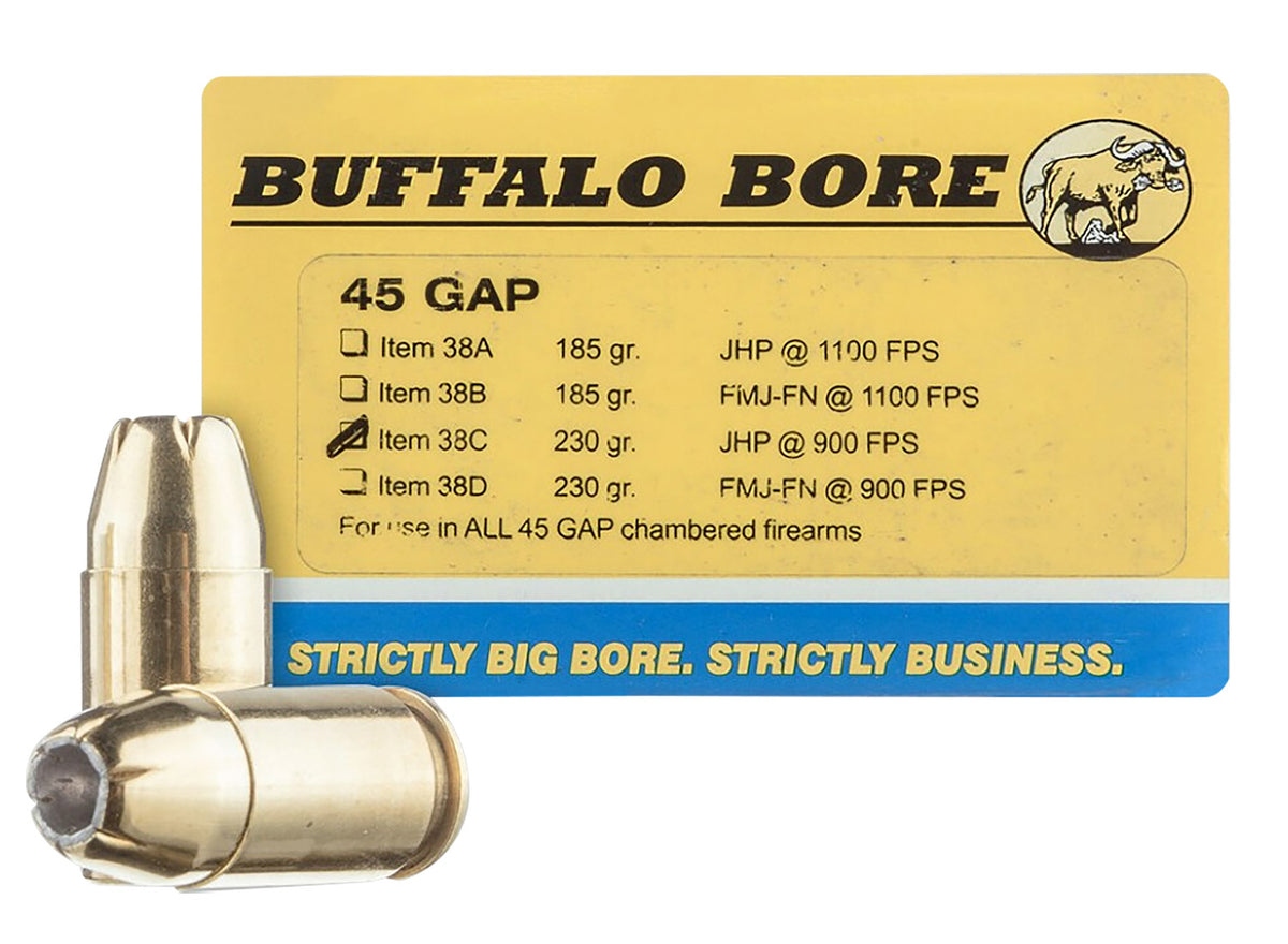 Buffalo Bore Personal Defense .45 Long Colt 230 grain Jacketed Hollow Point ammunition