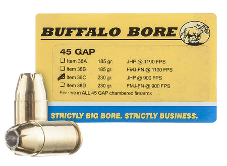 Buffalo Bore Personal Defense .45 Long Colt 230 grain Jacketed Hollow Point ammunition