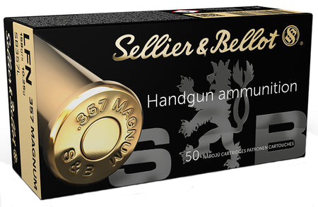 Sellier & Bellot (S&B)  Lead Flat Nose 158 Grain .357 Magnum 1125 fps