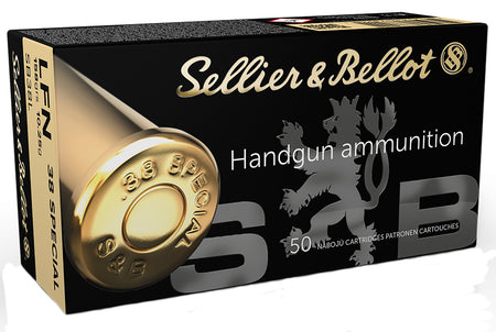 Sellier & Bellot (S&B)  Lead Flat Nose 158 Grain .38 Special 938 fps