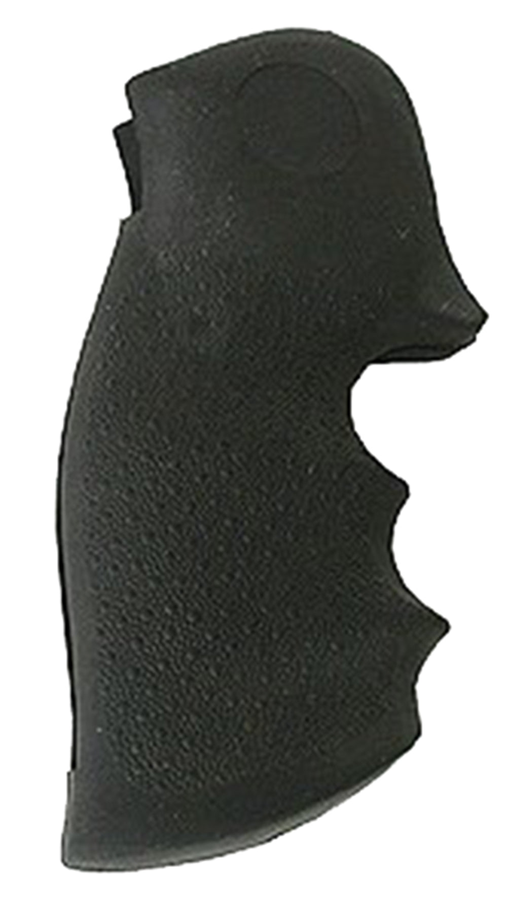 Hogue 46000 OverMolded Monogrip Black Rubber Finger Grooves fits Colt Python