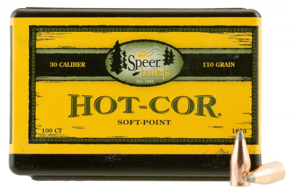 Speer Hot-Cor 30 Cal .308 110gr Soft Point Reloading Bullets 100/Box