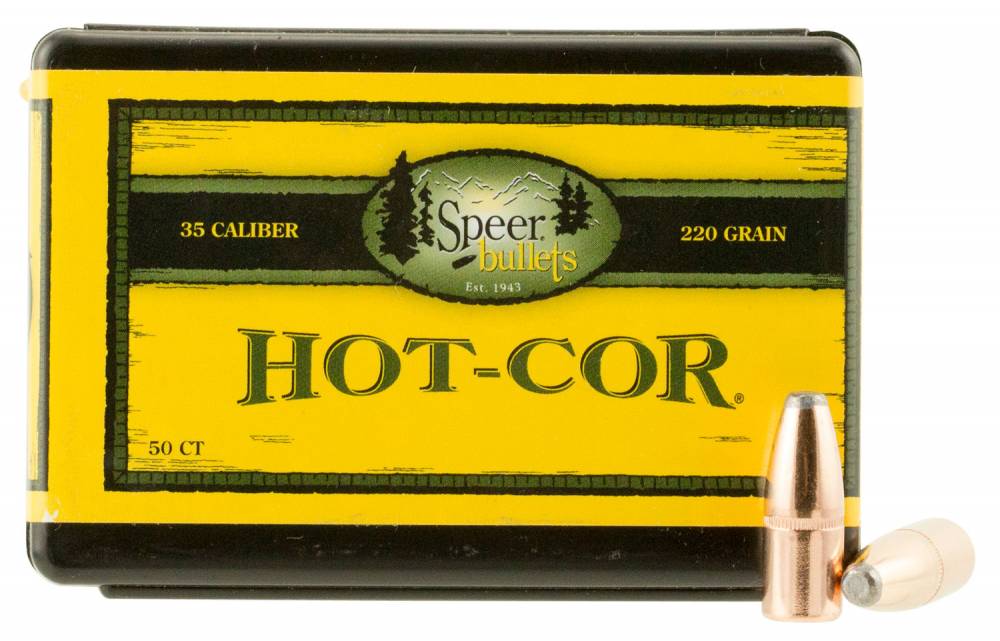 Speer 2439 Hot-Cor .358 Caliber 220gr SPFN Reloading Bullets 50 Per Box