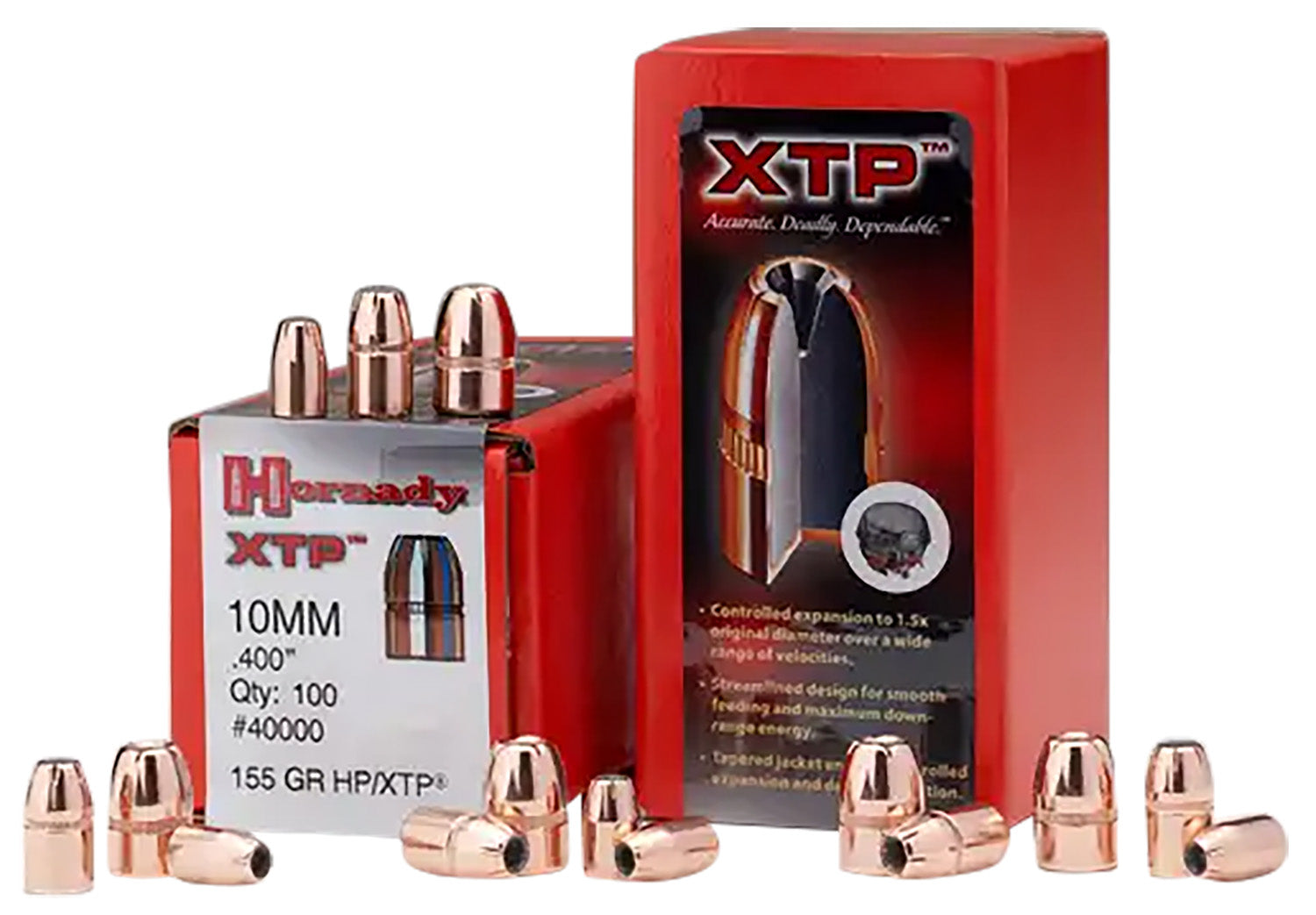 Hornady XTP 9mm .355 124 gr Hollow Point Bullets 100/Box