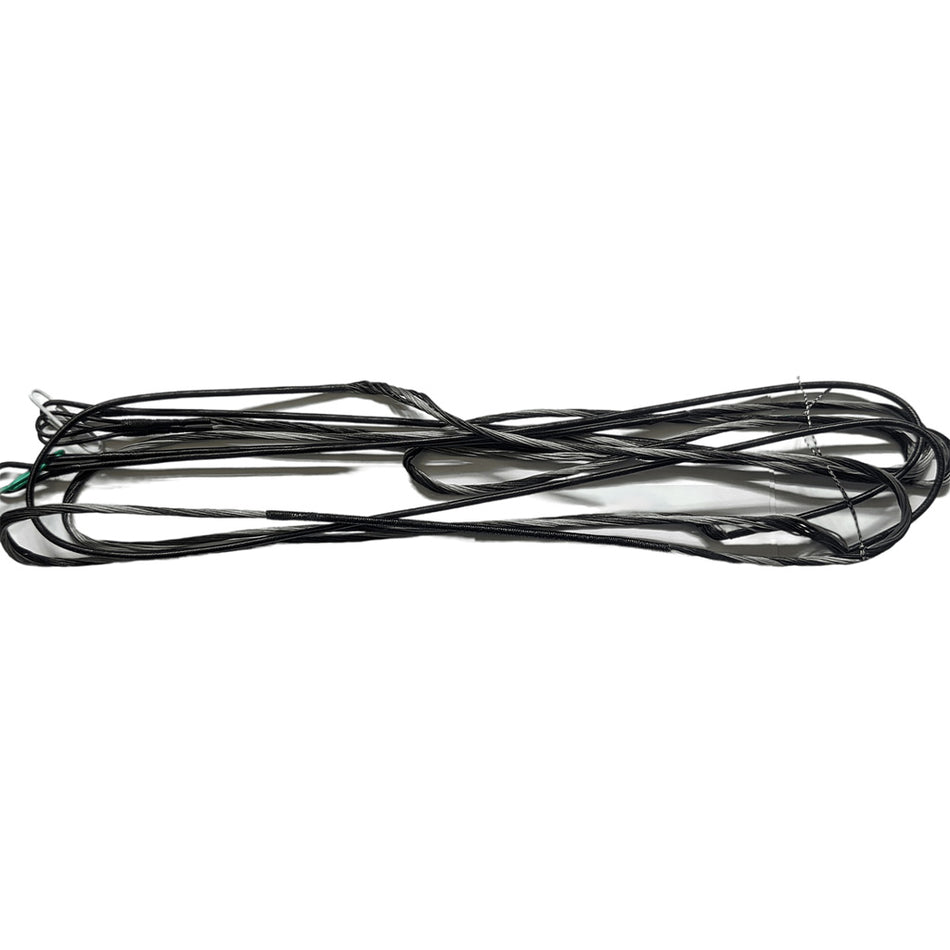 J and D Genesis Replacement String and Cable Set Black/Silver D97