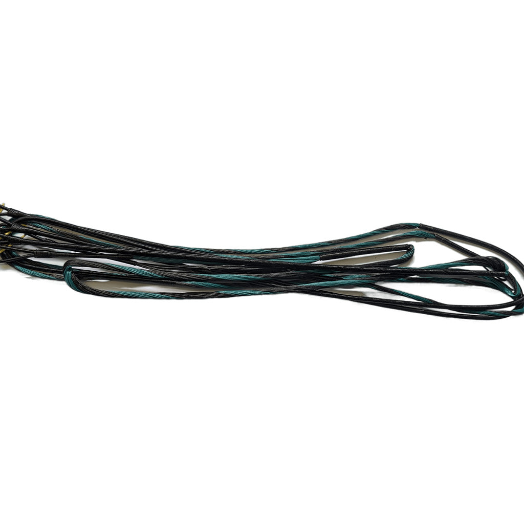 J and D Genesis Replacement String and Cable Set Black/Teal D97