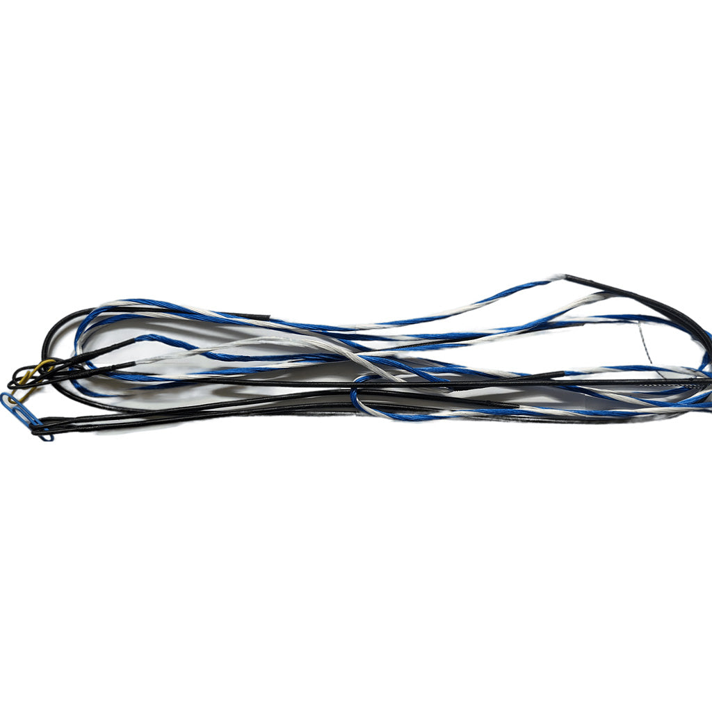 J and D Genesis Replacement String and Cable Set White/Royal Blue D97
