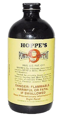 Hoppe's No. 9 Gun Bore Cleaner 16 oz Bottle 10-Count Pack Childproof Cap