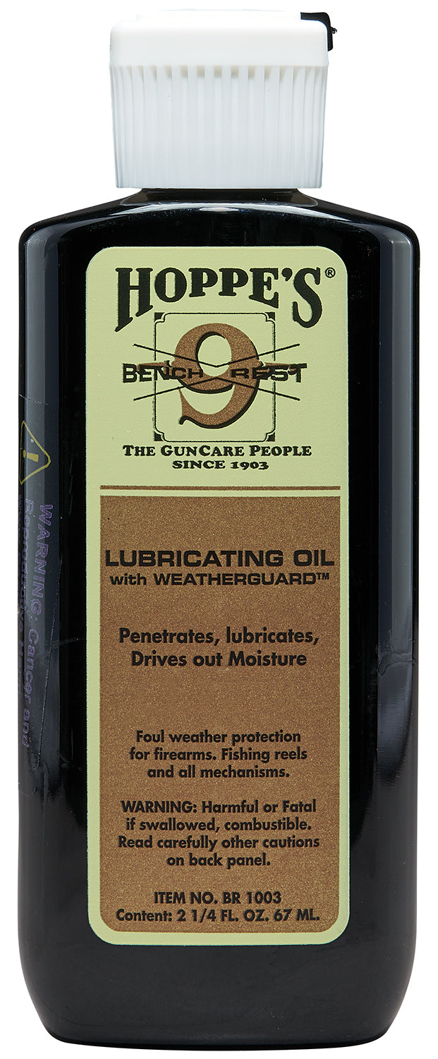 Hoppe's Bench Rest No. 9 Firearm Lubricating Oil 2.25 oz 10 Pack