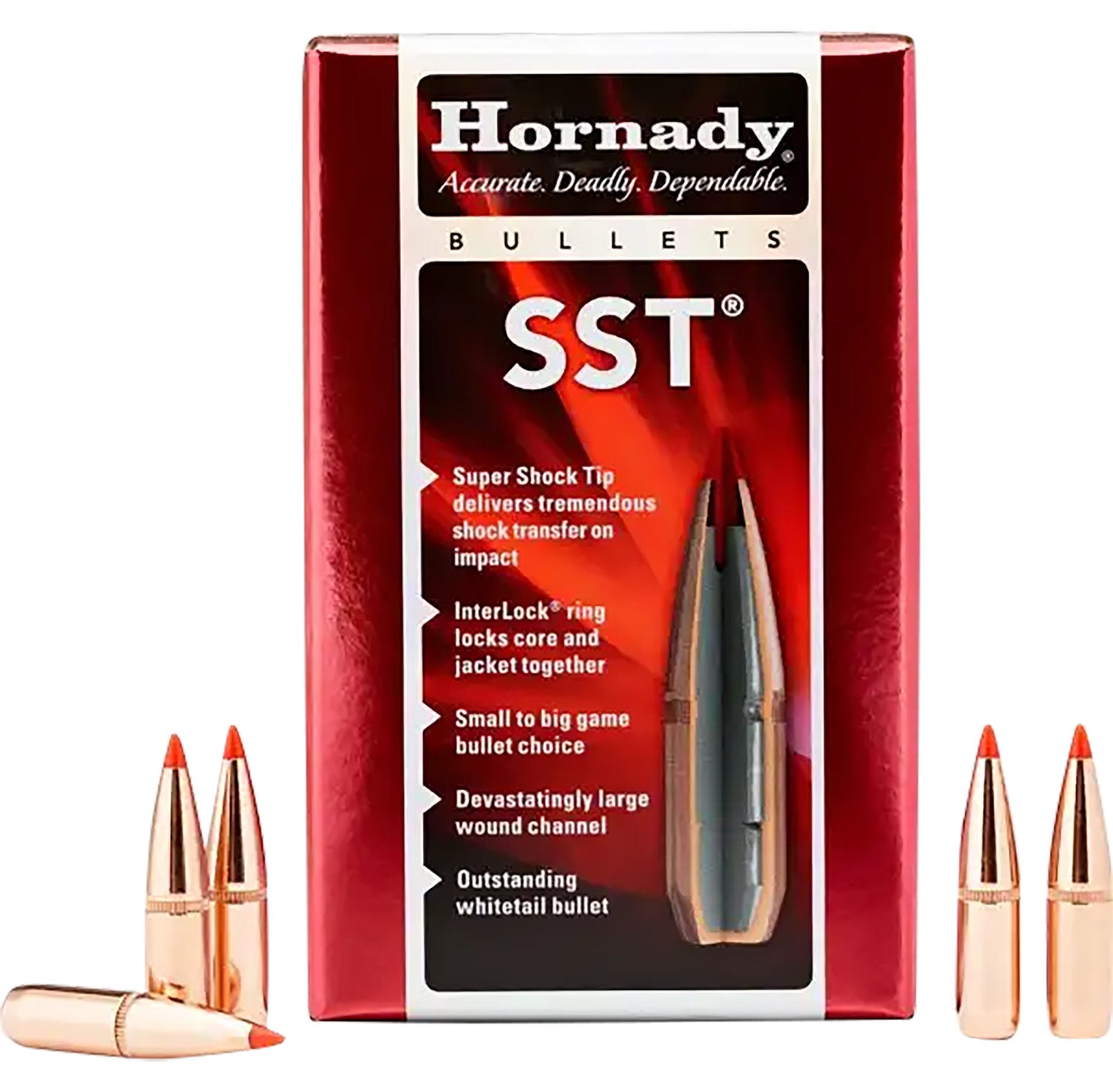 Hornady SST 25 Cal .257 117 gr Super Shock Tip Bullets 100/Box