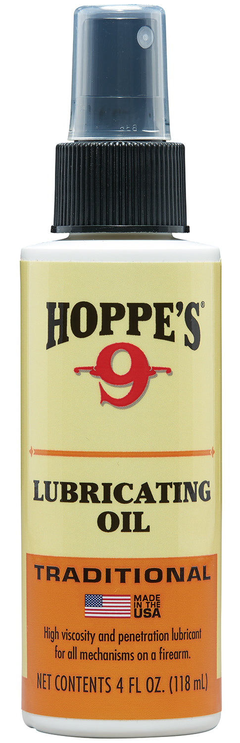 Hoppe's No. 9 Lube Oil 1004 4 oz Pump Bottle High Viscosity Firearm Oil