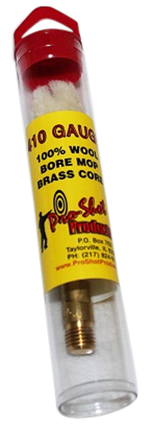 Pro-Shot MP410 .410 Gauge Shotgun Cotton Bore Mop Brass Core 1.75 Inch Long