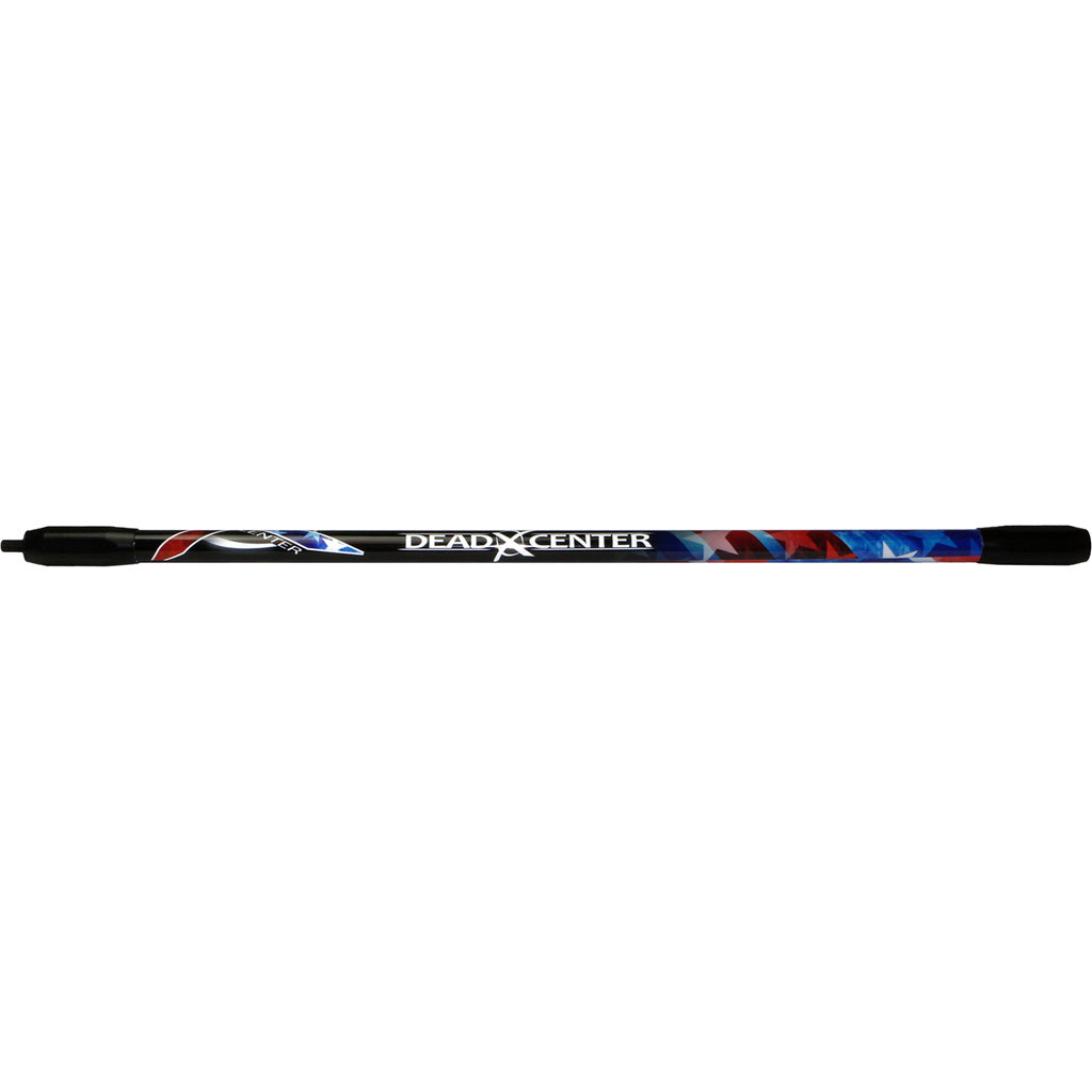 Dead Center 28 in. Dead Steady Target Bow Stabilizer Red White Blue