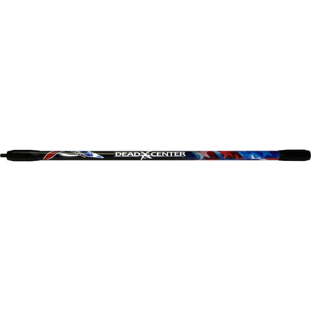Dead Center 28 in. Dead Steady Target Bow Stabilizer Red White Blue