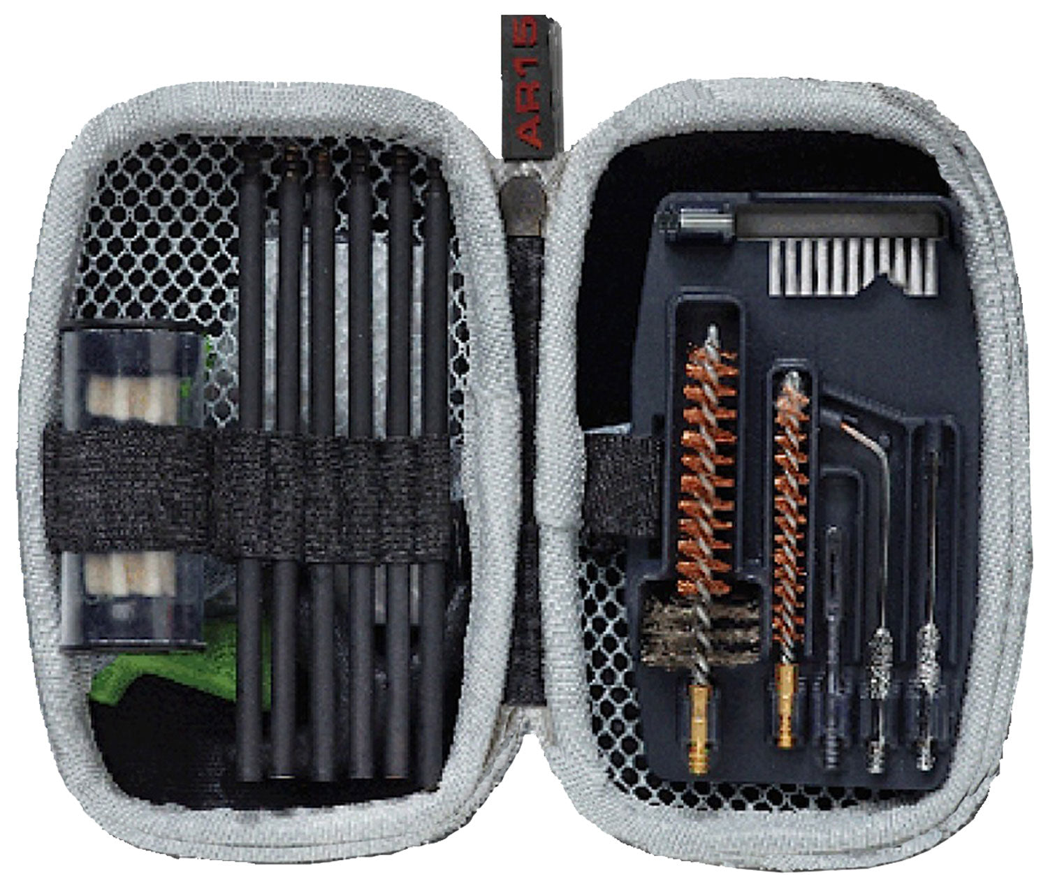Real Avid Gun Boss AR15 Cleaning Kit 223/5.56 NATO Bronze Bristles Compact Case