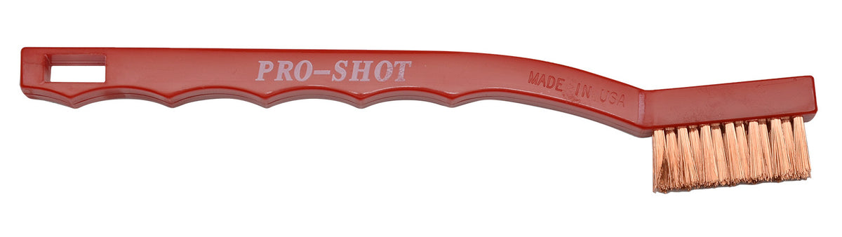 Pro-Shot Universal Bronze Bristle Gun Brush Polymer Handle