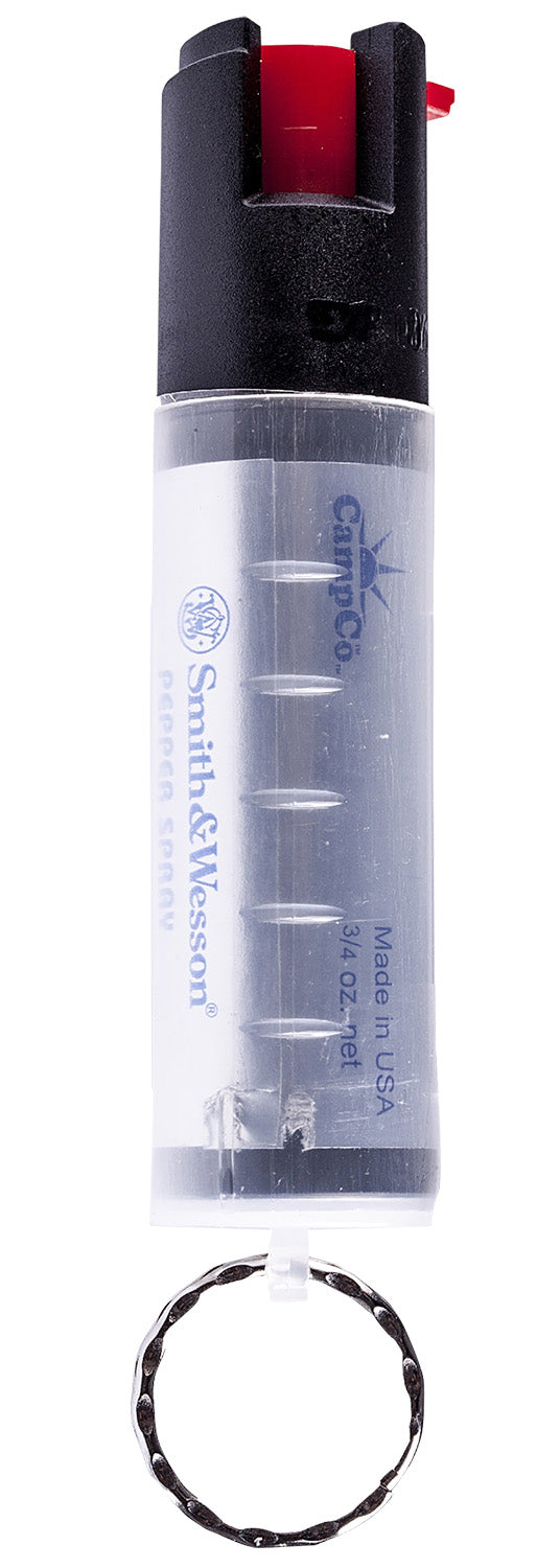 S&W Personal Defense Keychain Pepper Spray 0.75 oz Clear 10 ft Range