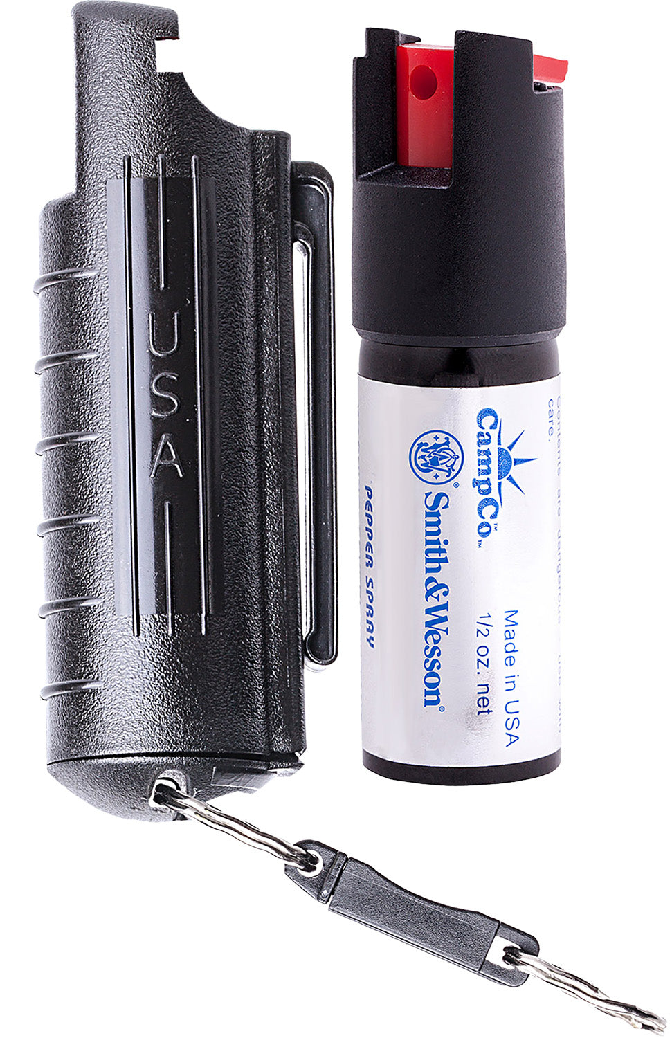 S&W Personal Defense Keychain Pepper Spray 1403 0.50 oz with Black Case