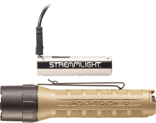 Streamlight Poly-Tac X 600 Lumen USB Tactical Light Coyote Brown
