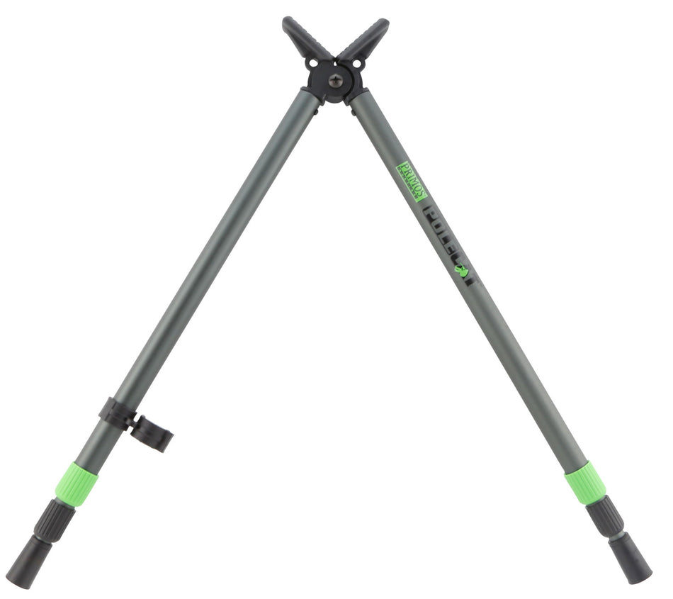 Primos Pole Cat Short Bi-Pod Shooting Support, Black Aluminum, 16 to 38 Inches