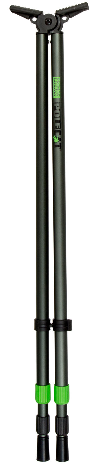 Primos Pole Cat Tall Bi-Pod Shooting Support, Black Aluminum, 25 to 62 Inches