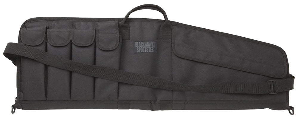 Blackhawk 74SG36BK 36" Tactical Carbine Case Black Polyester PVC Laminate 5 External Mag Pockets
