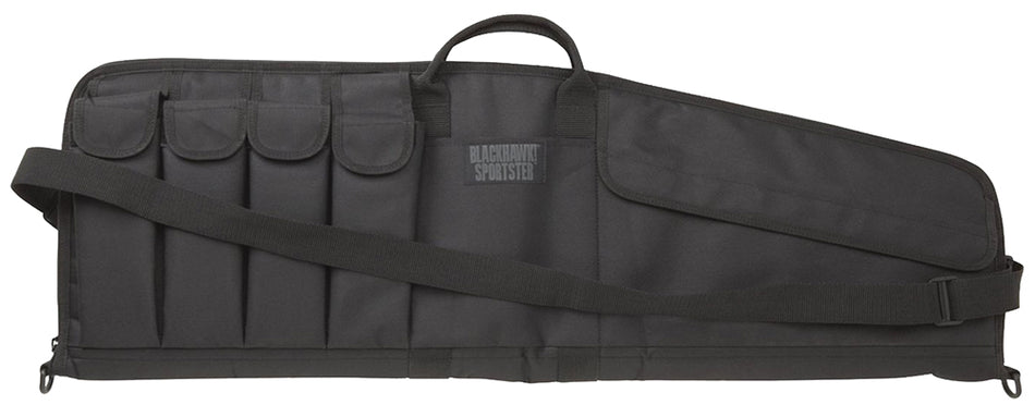 Blackhawk 74SG36BK 36" Tactical Carbine Case Black Polyester PVC Laminate 5 External Mag Pockets